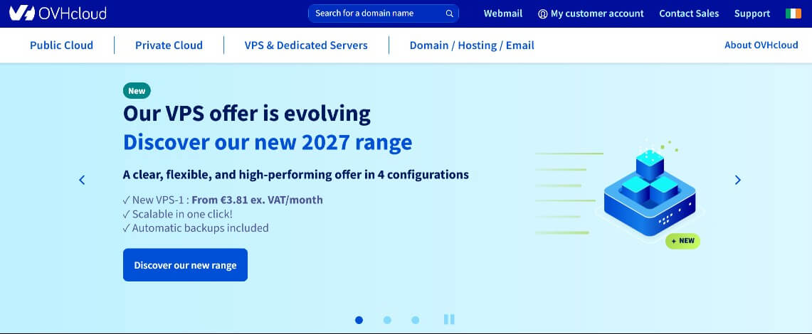 OVHcloud website